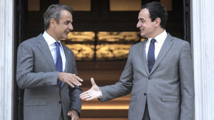 Kyriakos Mitsotakis Albin Kurti Greqi Kosove