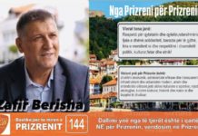 Zafir Berisha prezanton platformën e BDP-së për Prizrenin