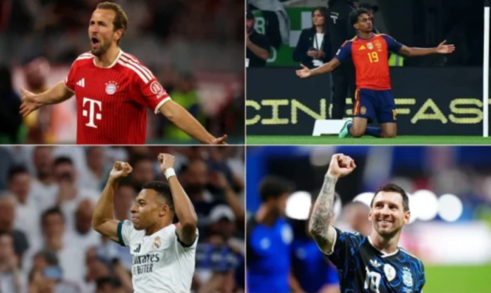 Kane Mbappe Yamal Messi